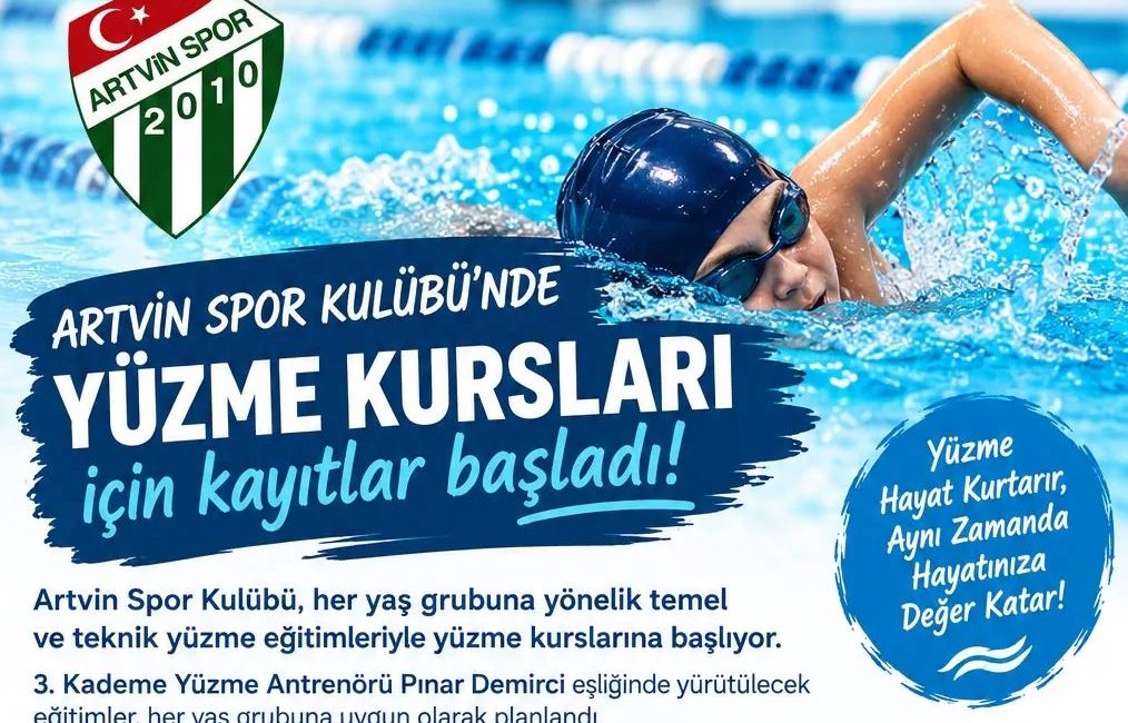 Artvin Spor Kulübü, her yaş grubuna yönelik temel ve teknik