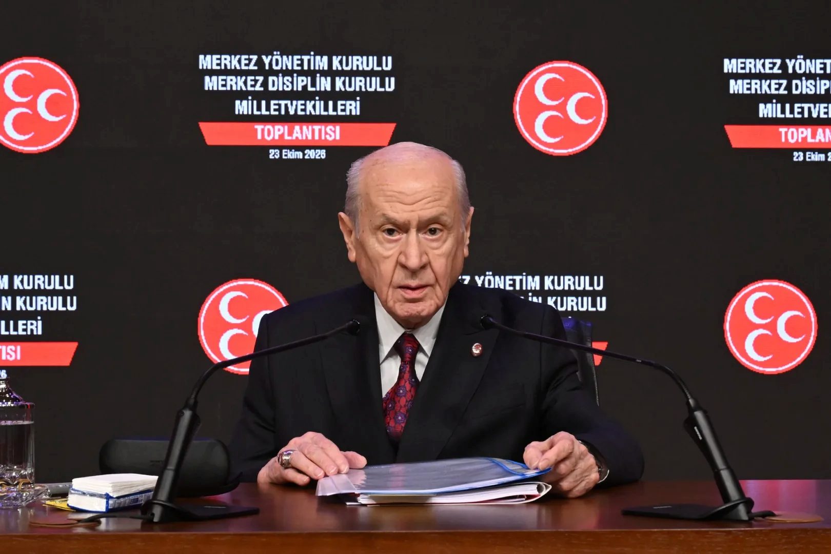 MHP Genel Başkanı Devlet Bahçeli, MYK-MDK ve milletvekillerinin ortak toplantısının