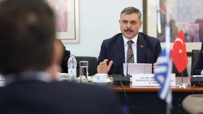 İçişleri Bakanı Mustafa Çiftçi, Yunanistan Vatandaşı Koruma Bakanı Michalis Chrisochoidis