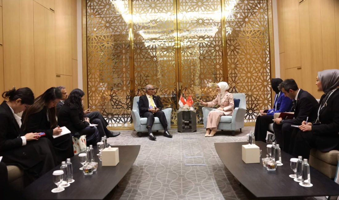 Aile ve Sosyal Hizmetler Bakanı Mahinur Özdemir Göktaş, Riyad’da Singapur,