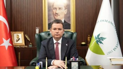 Osmangazi Belediye Başkanı Erkan Aydın, Türkiye Cumhuriyeti’nin 103’üncü kuruluş yıl
