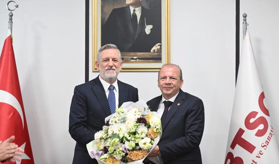 BTSO Yönetim Kurulu Başkanı Özer Matlı ve BTSO Meclis Başkanı