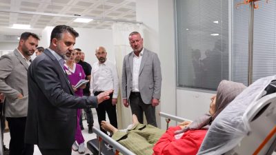Bursa Büyükşehir Belediye Başkan Vekili Şahin Biba, Manisa’nın Akhisar ilçesinde