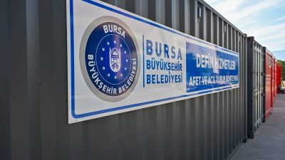 Bursa Büyükşehir Belediyesi, olası afetlerde vatandaşların ihtiyaçlarına hızlı yanıt verebilmek