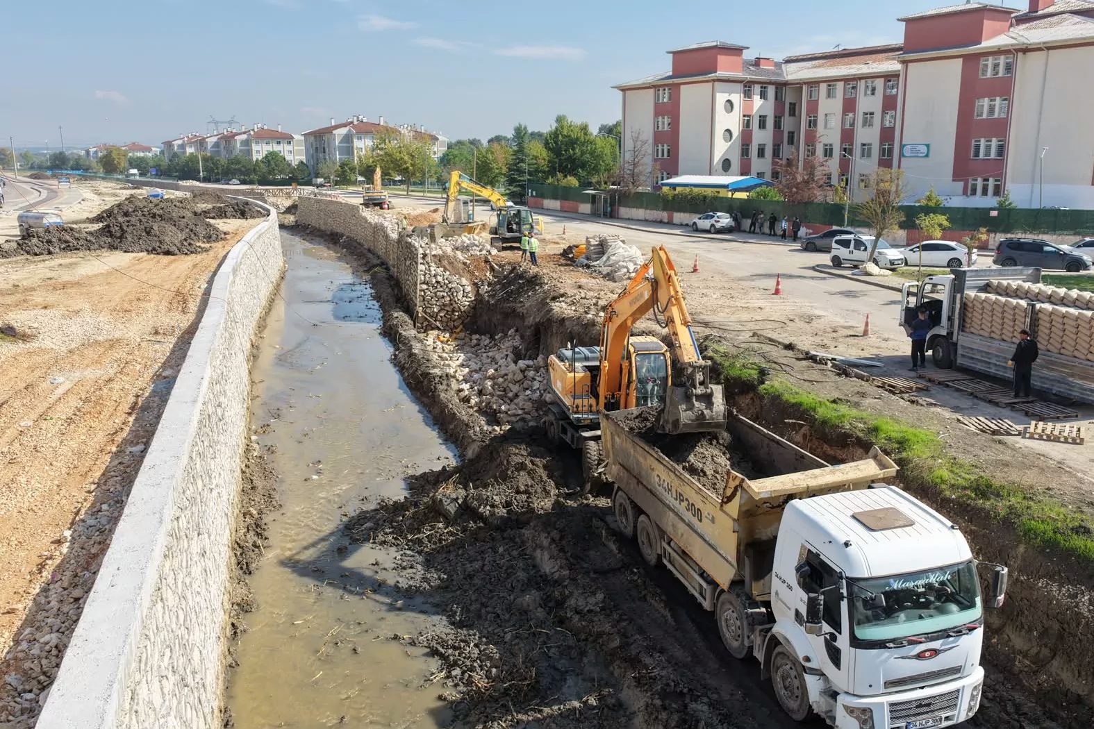 Bursa Büyükşehir Belediyesi, ıslah çalışmaları kapsamında Nilüfer ilçesinde bulunan Hasanağa