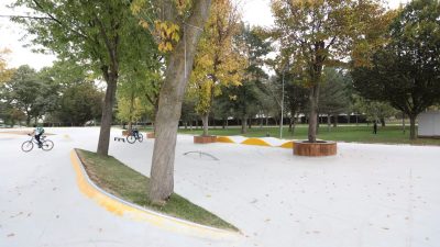 İnegöl Belediyesi’nin talebi üzerine Hikmet Şahin Kültür Parkında yeni bir
