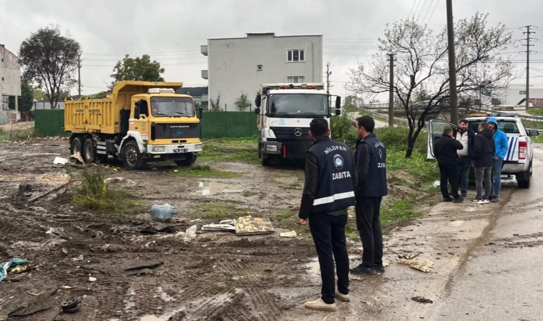 Bursa'da Nilüfer Belediyesi, Yaylacık Mahallesi’nde çevre kirliliğine yol açan 4