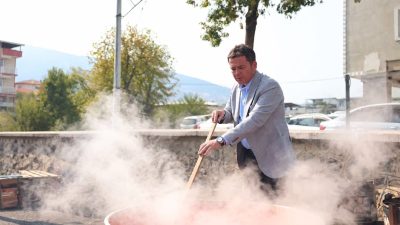 Bursa’nın Osmangazi ilçesinde dayanışma ve imece kültürünü yaşatmak amacıyla hayata