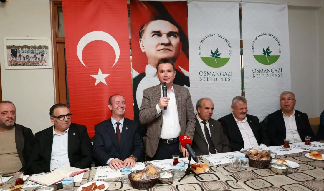 Bursa'da Osmangazi Belediye Başkanı Erkan Aydın, ilçeye daha iyi hizmet