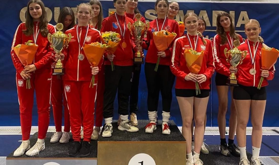 Bursa'da Osmangazi Belediyespor’un genç sporcusu Ada Küfeciler, Slovakya’nın Šamorín kentinde