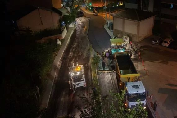 Bursa Büyükşehir Belediyesi, ulaşım ağını güçlendirme çalışmaları kapsamında Yıldırım ilçesi