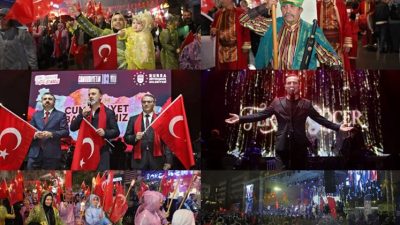 Bursa Büyükşehir Belediyesi, 29 Ekim Cumhuriyet Bayramı’nın 103’üncü yıl dönümü