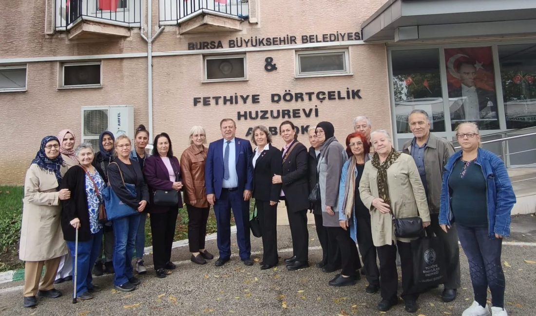 TÜED Uludağ Şubesi, Yaşlılar Haftası'nda Fethiye Dörtçelik Huzurevini ziyaret etti.