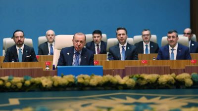 Türk Devletleri Teşkilatı’nın 13. Zirvesi’nde konuşan Cumhurbaşkanı Recep Tayyip Erdoğan,