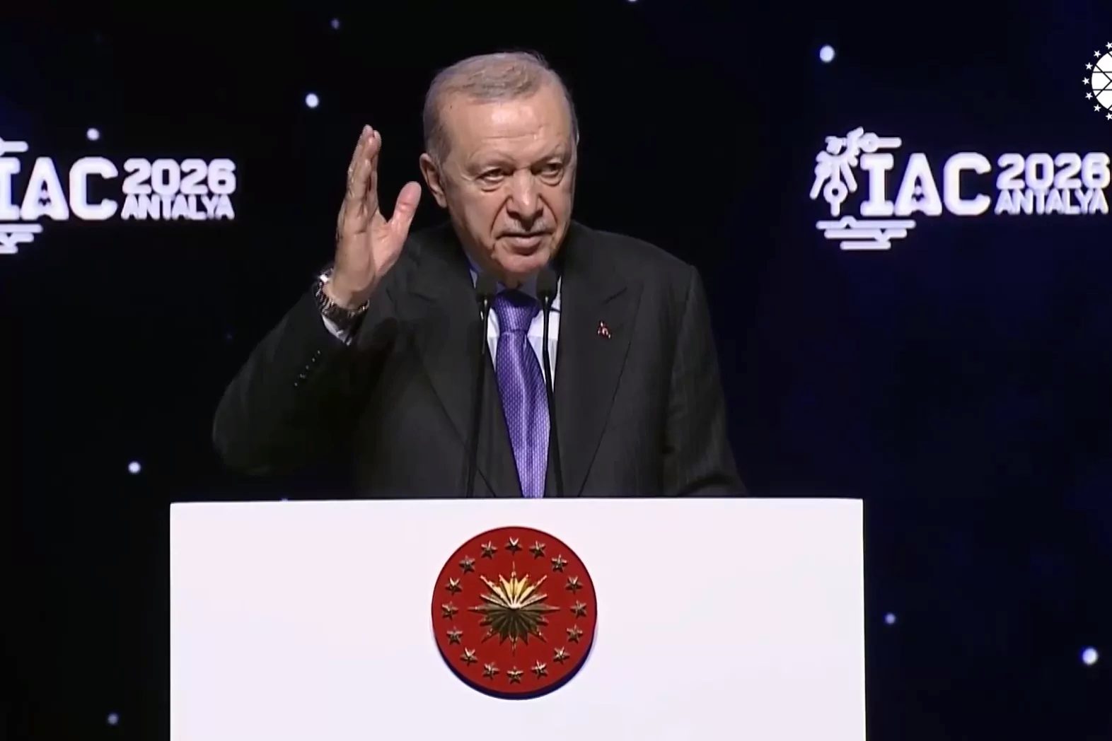 Cumhurbaşkanı Recep Tayyip Erdoğan, IAC 2026 açılışında Türkiye’nin uzay vizyonunu