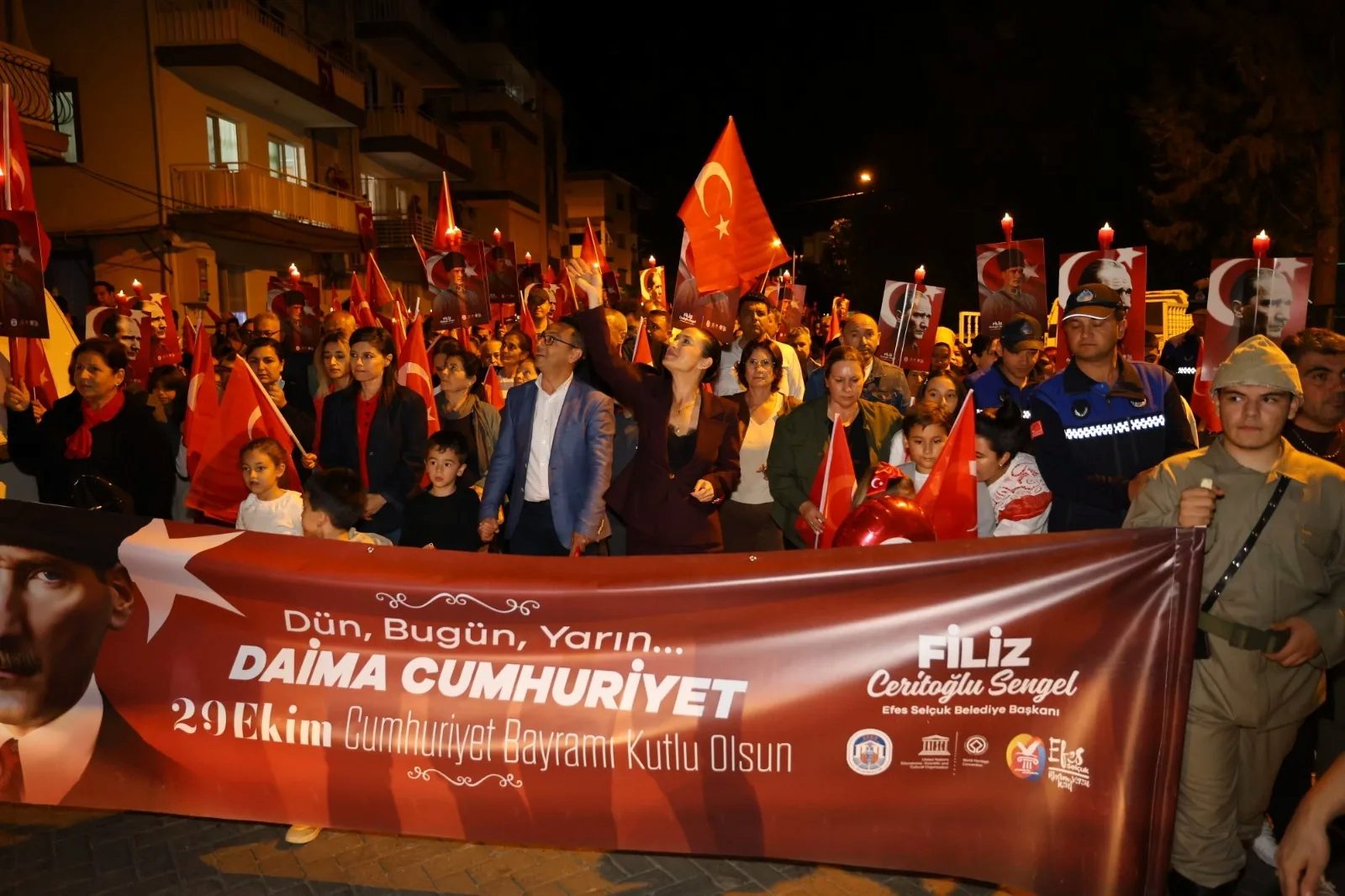 Efes Selçuk Belediyesi, Cumhuriyetin 103. yıl dönümünü kapsamında anma programları,