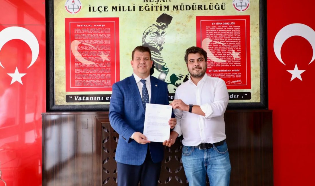 Keşan İlçe Millî Eğitim Müdürlüğü’nün koordinasyonunda hayata geçirilen iş birliği