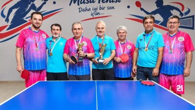 4. Kamu Spor Oyunları masa tenisi müsabakalarında Erzurum İl Sağlık