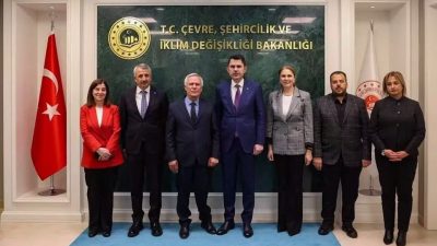 Esetçe Belediye Başkanı Cemal Deniz, Esetçe’nin öncelikli projelerini Ankara’da Çevre,