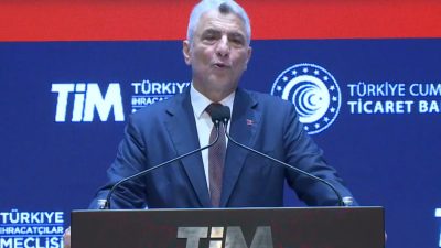 Ticaret Bakanı Ömer Bolat, Eylül ayında ihracatın yıllık bazda yüzde