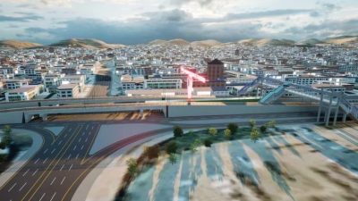 Şanlıurfa Büyükşehir Belediyesi tarafından Eğitim ve Araştırma Hastanesi önünde yapımı