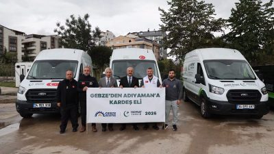 Gebze Belediyesi, Hayrat İnsani Yardım Derneği iş birliğiyle “Gebze’den Adıyaman’a
