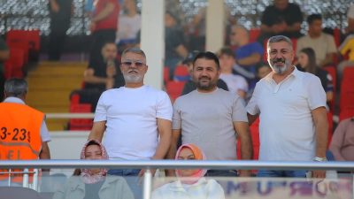 İş insanı Erhan Yıldız ve arkadaşları, Hacı Key’in davetiyle Gebzespor-Erbaaspor
