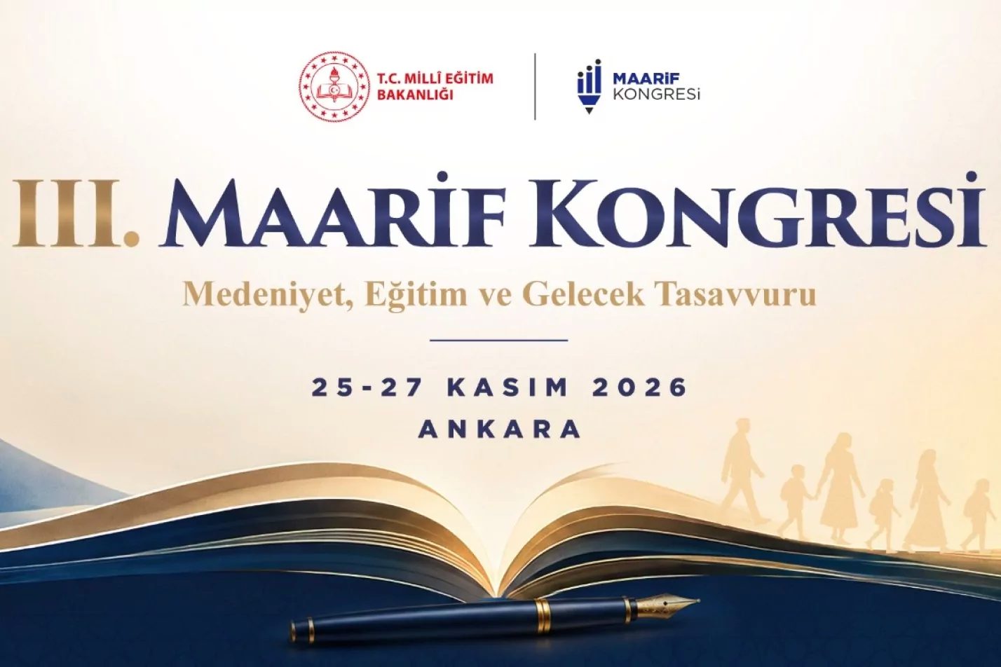 Öğretmenlerin deneyimlerinin bilimsel çalışmalarla buluşturulacağı kongrede, eğitim, medeniyet ve gelecek