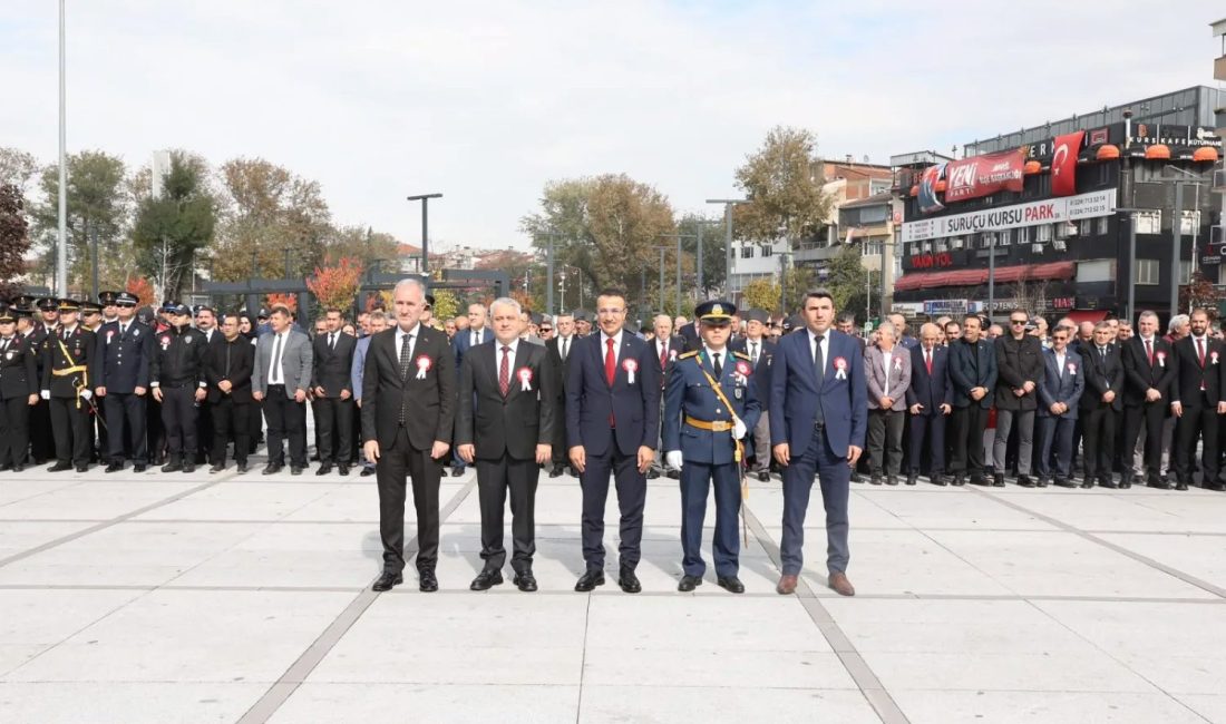 Bursa'nın İnegöl ilçesinde 29 Ekim Cumhuriyet Bayramı’nın 103. yıldönümü kutlamaları,