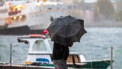 İstanbul Valiliği, Marmara Bölgesi’nde etkili olan yağışların kısa süreliğine etkisini