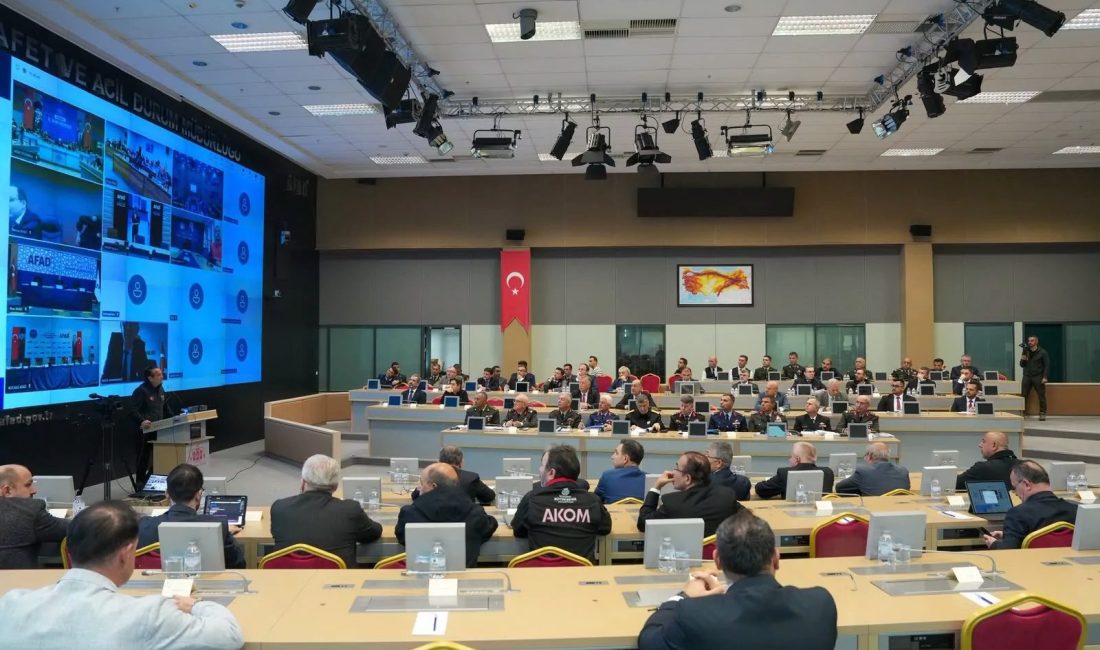İstanbul Valisi Davut Gül başkanlığında gerçekleştirilen 2026 Ulusal Düzey Afet