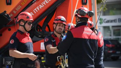 İtfaiye Haftası kapsamında İZSU Genel Müdürlüğü Buca Şube Müdürlüğü hizmet