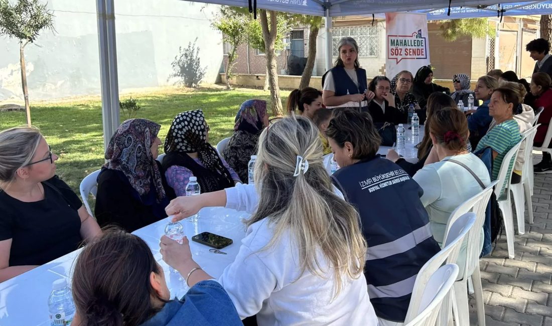 İzmir Büyükşehir Belediyesi Kentsel Adalet ve Eşitlik Şube Müdürlüğü’nün yürüttüğü