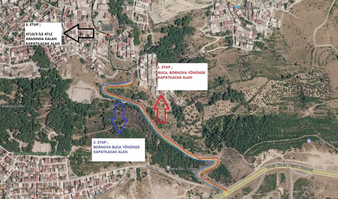 İzmir Büyükşehir Belediyesi, Buca ile Bornova arasındaki ulaşımın önemli güzergâhlarından