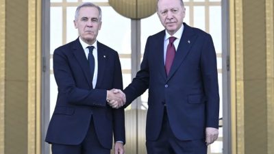 Cumhurbaşkanı Recep Tayyip Erdoğan, Türkiye'yi ziyaret eden Kanada Başbakanı Mark
