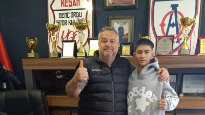 Edirne'de Keşan Genç Ordu Spor Kulübü’nün altyapısında yetişen Hasan Ege