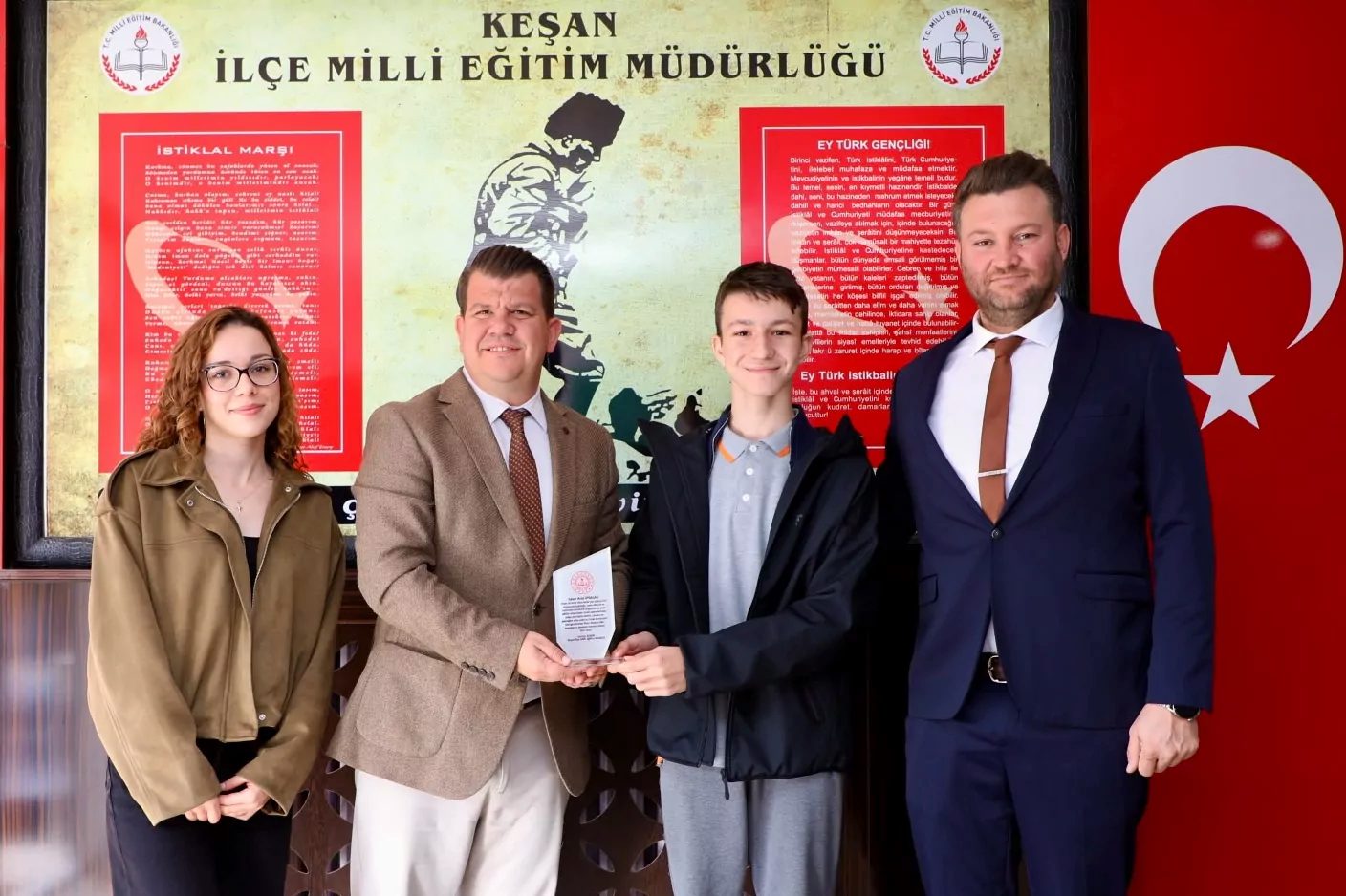 Edirne'nin Keşan ilçesinde Doğru Cevap Koleji 11. sınıf öğrencisi Aras