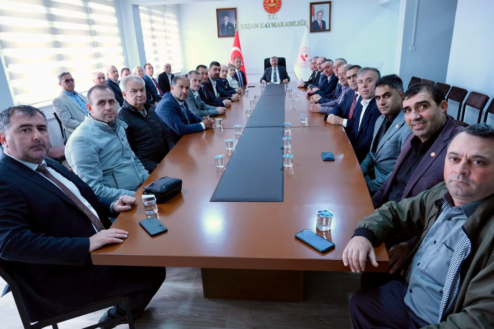 19 Ekim Muhtarlar Günü, Edirne’nin Keşan ilçesinde Cumhuriyet Meydanı’nda düzenlenen
