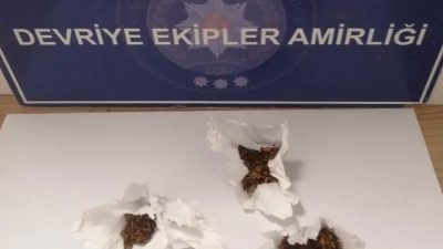 Keşan'da polis ekiplerinin düzenlediği başarılı operasyonda, ticari takside yapılan aramada