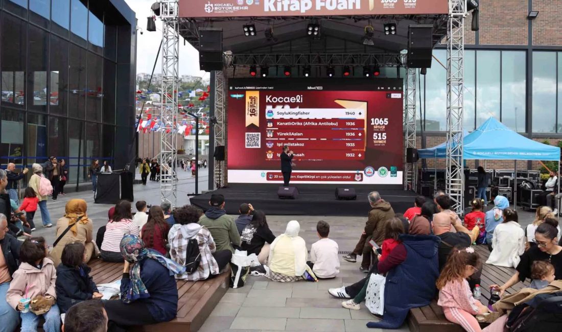 Kocaeli Büyükşehir Belediyesi’nin düzenlediği Uluslararası 16. Kocaeli Kitap Fuarı, kitapların