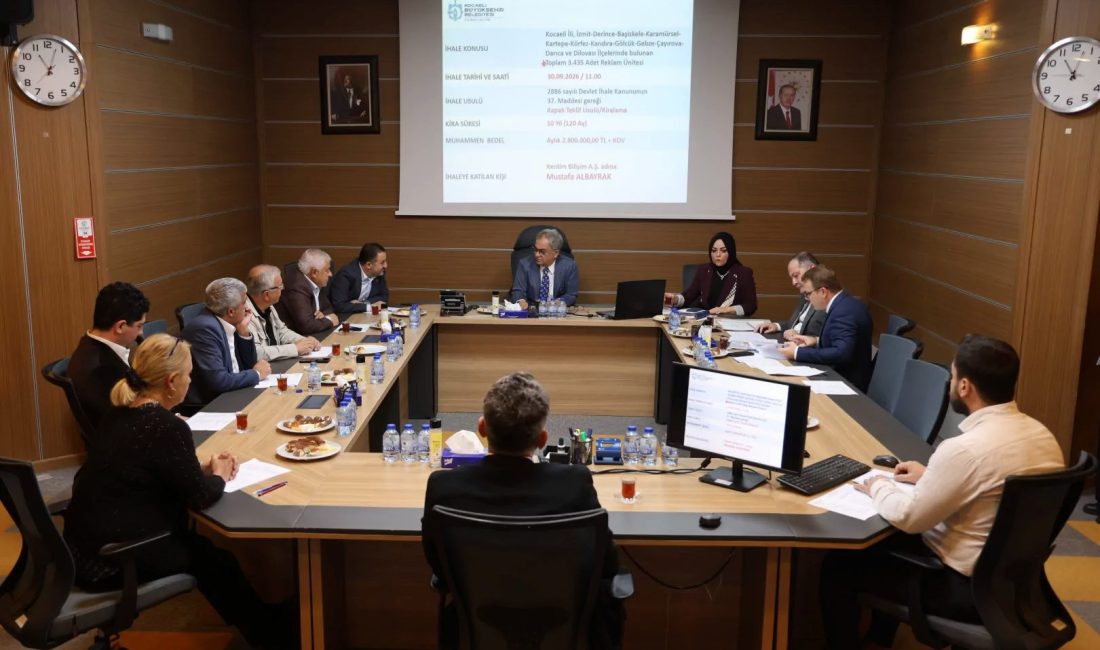 Kocaeli Büyükşehir Belediyesi Encümeni’nde, denetimlerde tespit edilen ihlaller masaya yatırıldı.