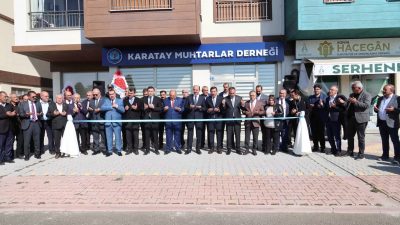 Konya Karatay Belediyesi, kentsel yenileme çalışmaları kapsamına alınan mevcut dernek