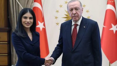Cumhurbaşkanı Recep Tayyip Erdoğan, Özbekistan Cumhurbaşkanlığı İdaresi Başkanı Saida Mirziyoyeva