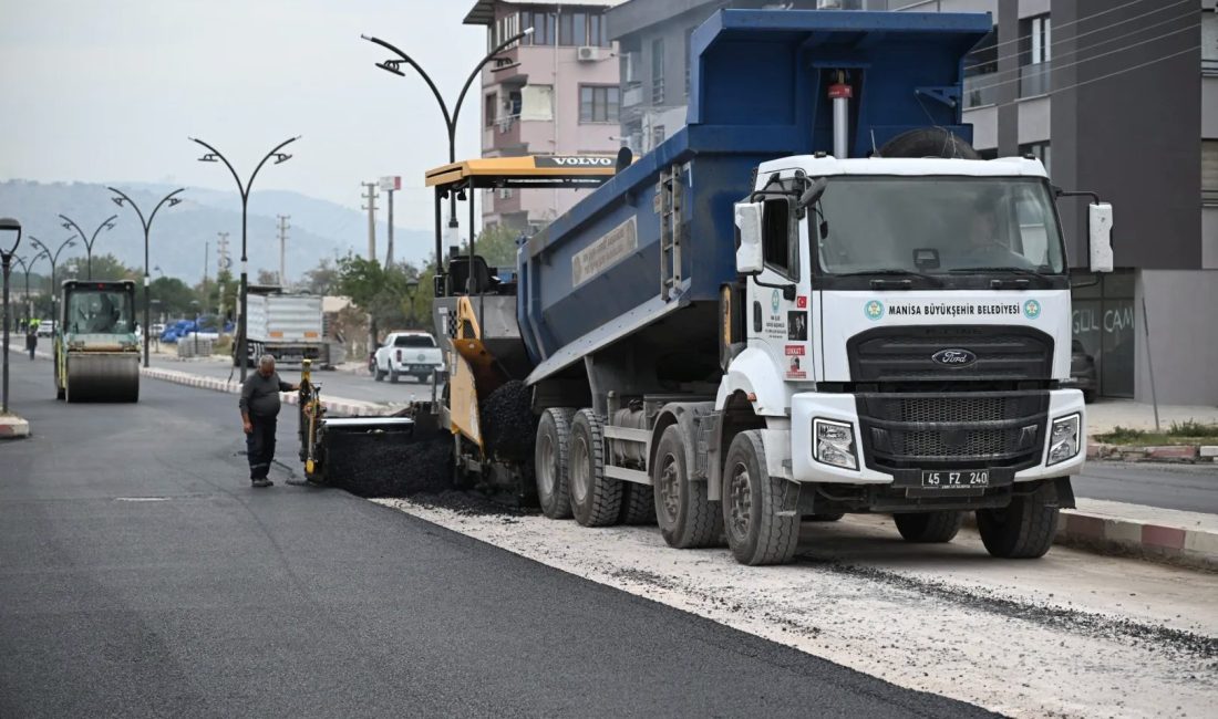 Manisa Büyükşehir Belediyesi, Soma ilçesinde altyapı çalışmaları tamamlanır tamamlanmaz zaman