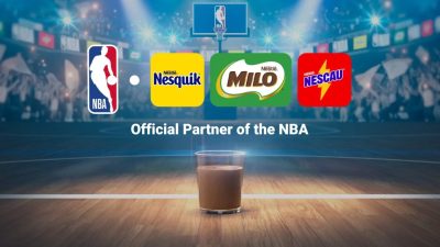 Milo, Nescau ve Nesquik , Ulusal Basketbol Birliği'nin (NBA)Resmi Ortakları