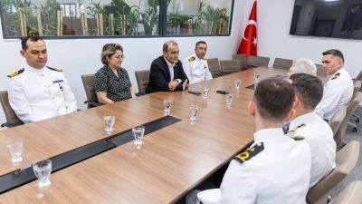 İzmir Körfezi’nde gerçekleştirilecek NUSRET-2026 Davet Tatbikatı öncesinde Mayın Filosu Komutanı