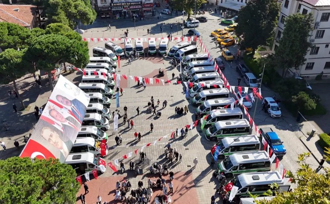  Ordu Büyükşehir Belediyesi tarafından Ünye ilçesinde şehir içi toplu taşıma