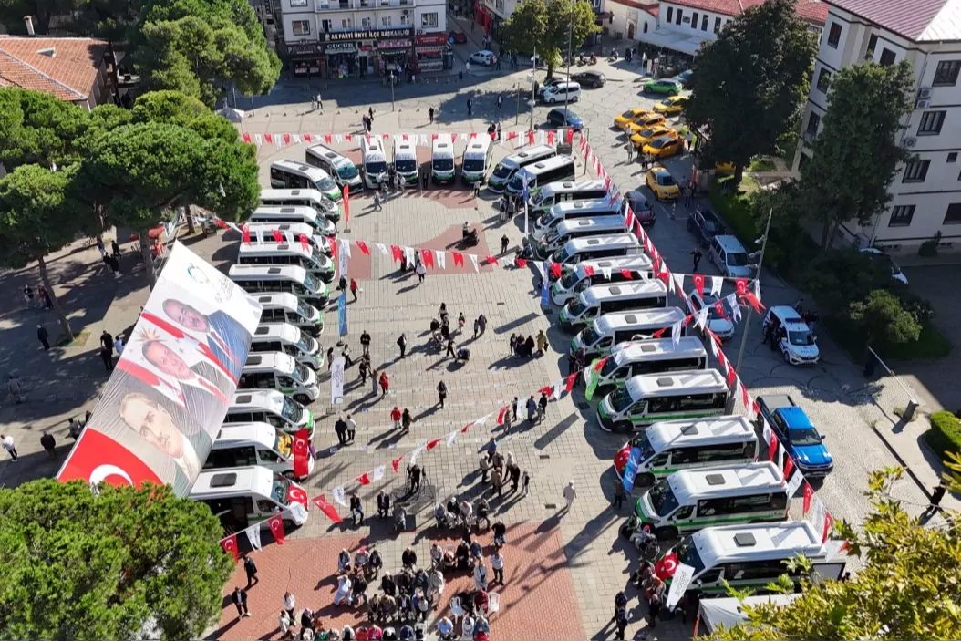  Ordu Büyükşehir Belediyesi tarafından Ünye ilçesinde şehir içi toplu taşıma
