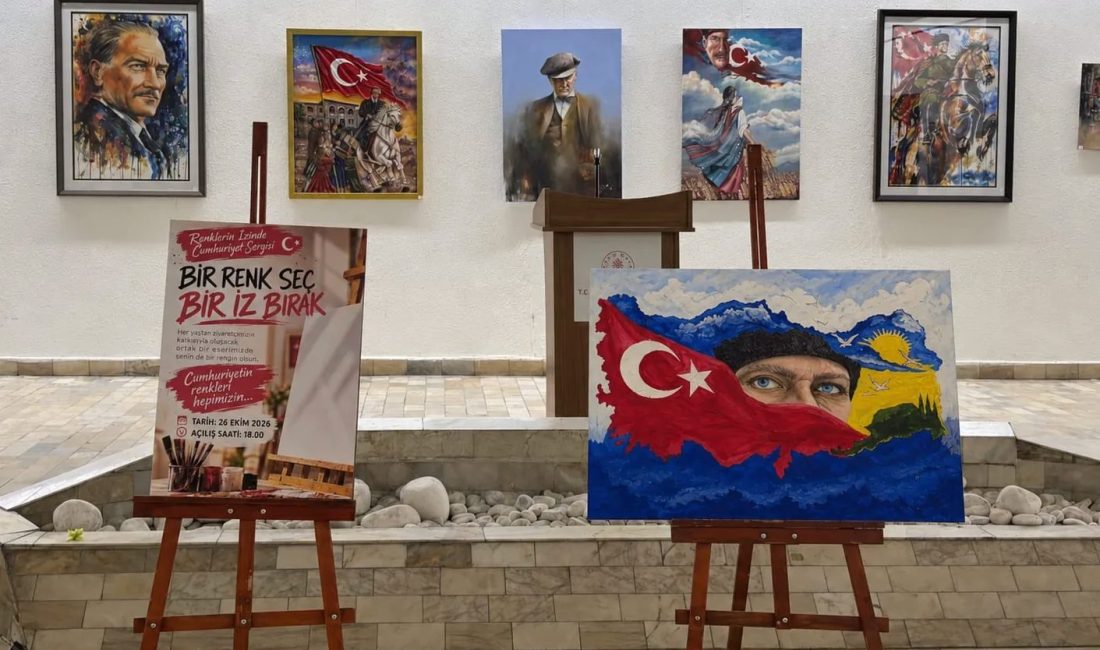 Cumhuriyet'in 103. yılı şerefine düzenlenen “Renklerin İzinde Cumhuriyet Sergisi”, 26