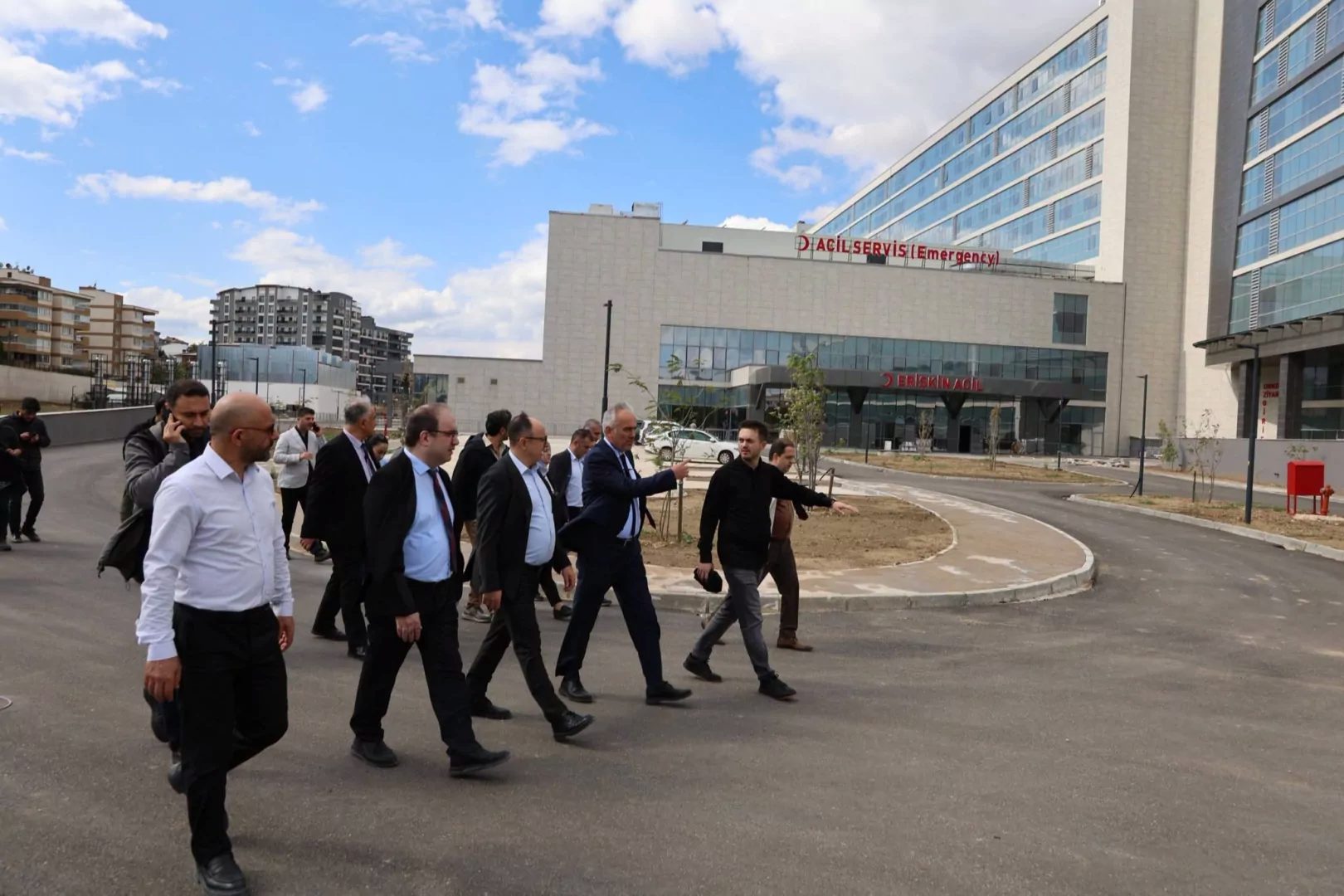 Sağlık Yatırımları Genel Müdürü Adem Yılmaz ve İnşaat Uygulamaları Daire